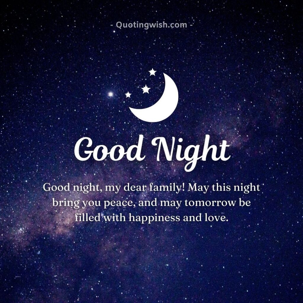 Good night wishes, good night messages