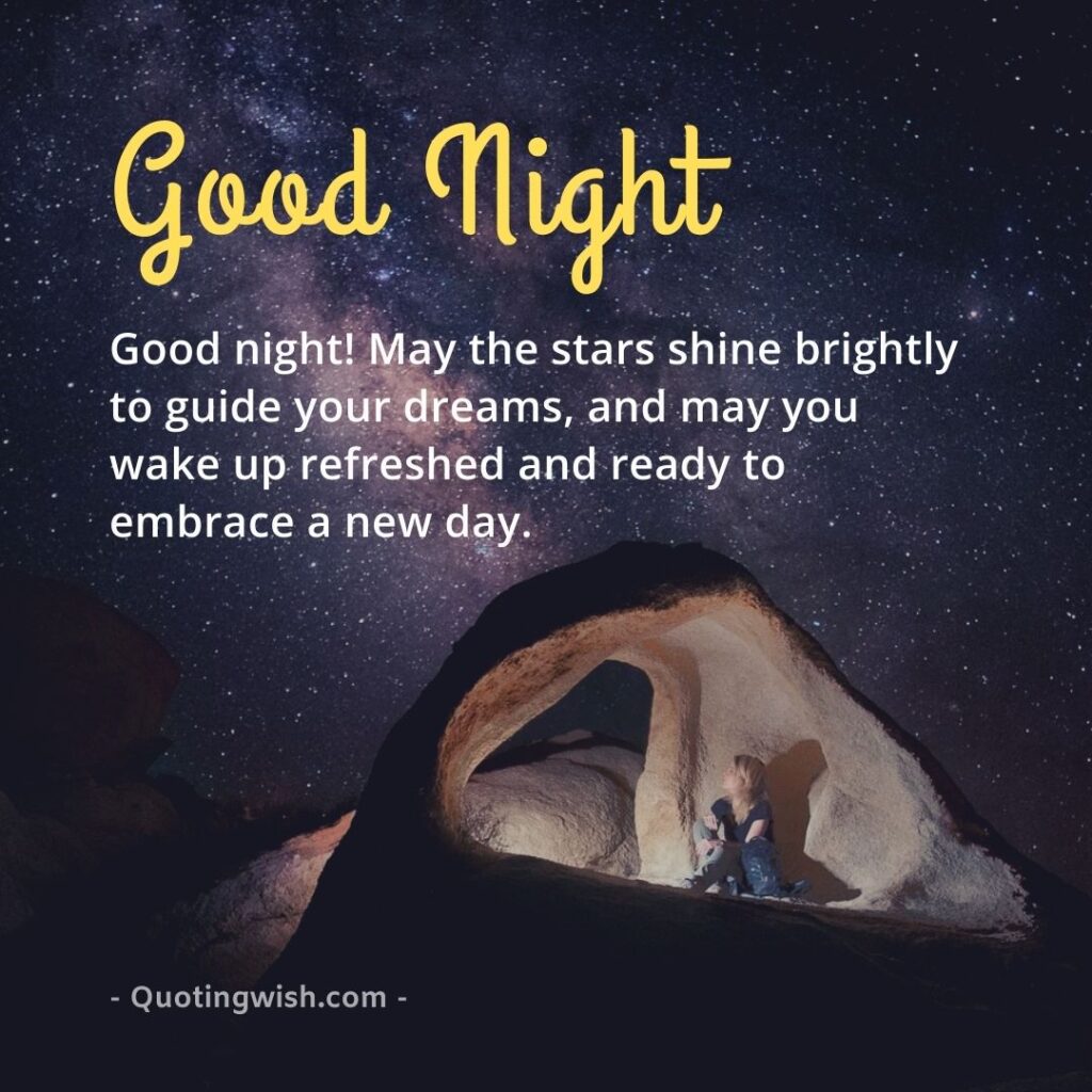 Good night wishes, good night message